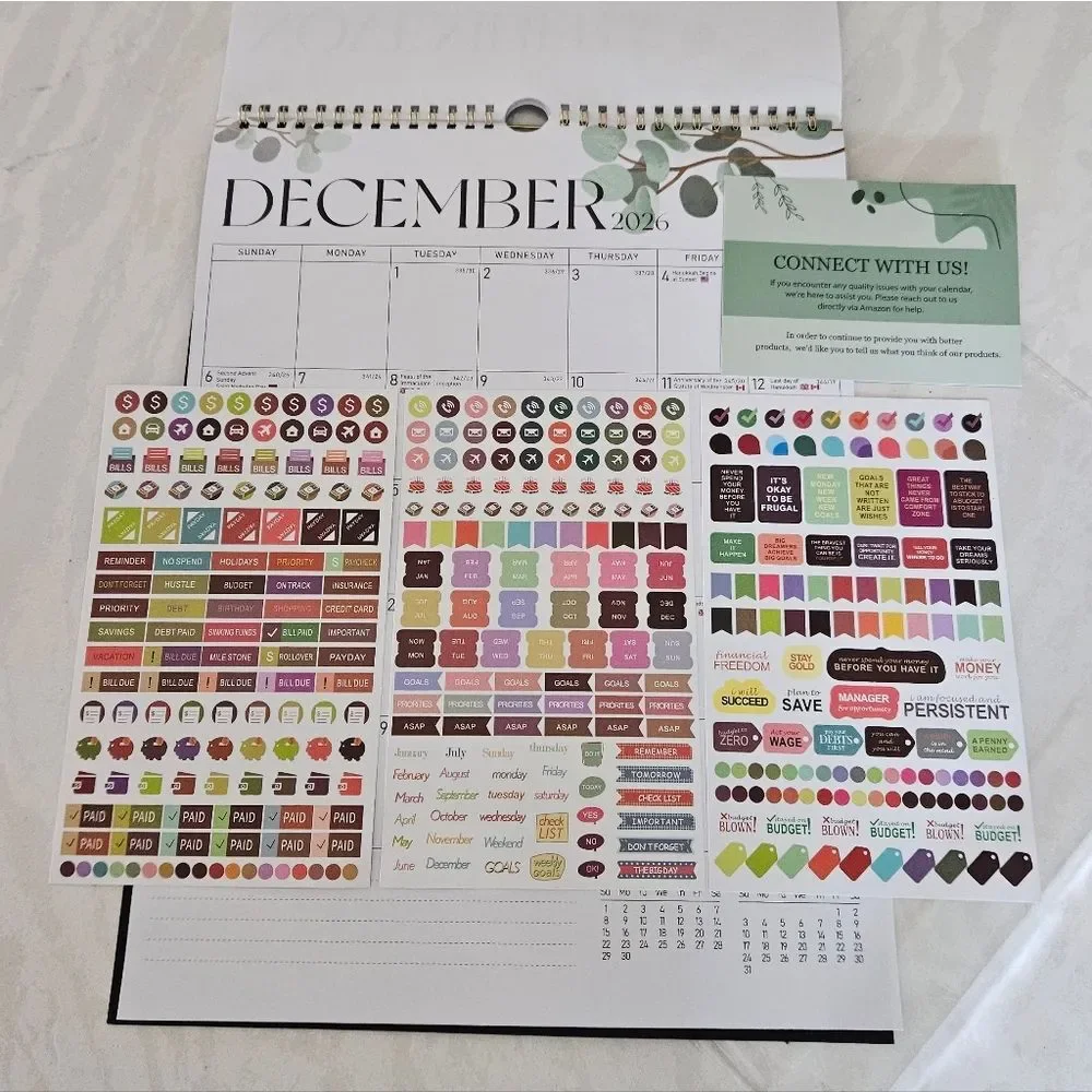2025 - 2026 Wall Calendar